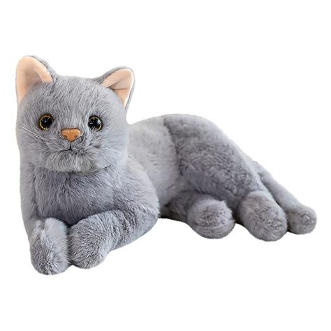 Find Your Perfect Companion with Our All-Grey Cat Stuffed Animal Collection