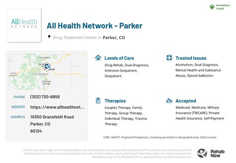 All Health Network Parker Convenient Location