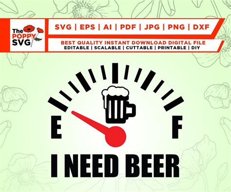 Download All I Need is Beer and a... SVG File - SVG Design Cricut SVG for Cricut