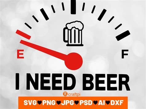 Download All I Need is Beer and a... SVG File - SVG Design Silhouette Free PSD Mockups