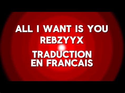 All I Want Is You Traduction