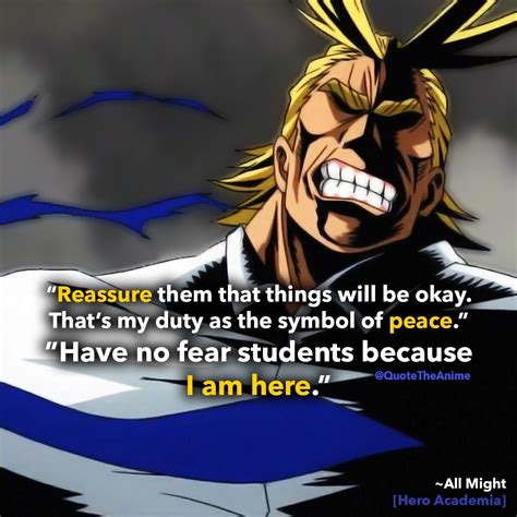 All Might Quotes
