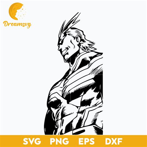 Unleash the Symbol of Peace with All Mighty All Might SVG - A Must-Have for Every My Hero Academia Fan!