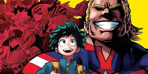 All Might facing Deku