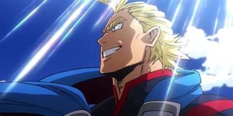 All Might smiling