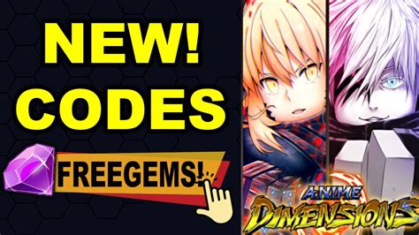 All New Anime Dimensions Codes
