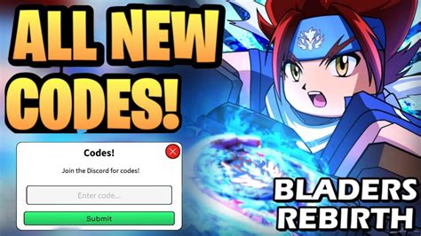 All New Bladers Rebirth Codes