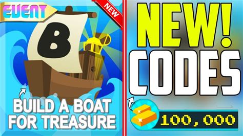 All New Build a Boat for Treasure Codes