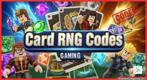 All New Card RNG Codes