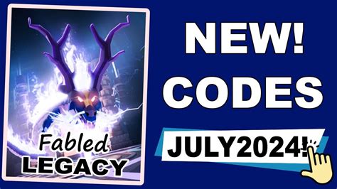 All New Fabled Legacy Codes