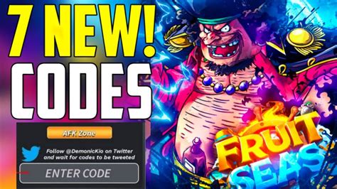 All New Fruit Seas Codes