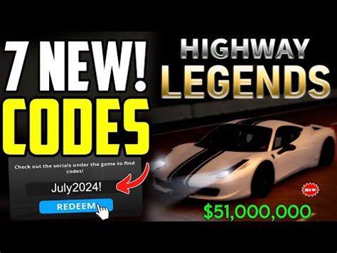 All New Highway Legends Codes