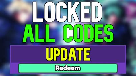 All New LOCKED Codes