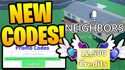 All New Roblox Neighbors Codes