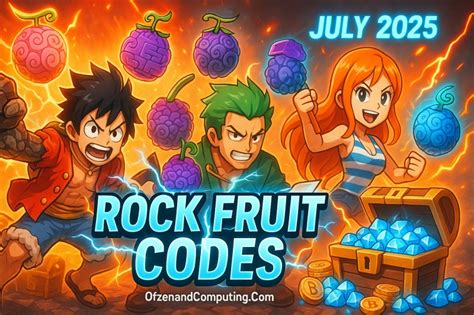 All New Rock Fruit Codes