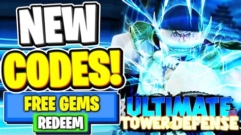 All New Ultimate Tower Defense Codes
