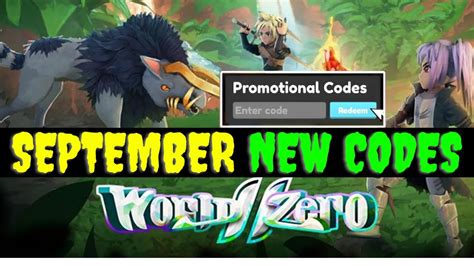 All New World Zero Codes
