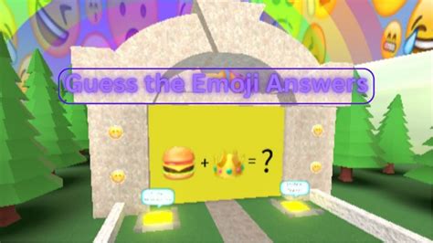 All Roblox Guess the Emoji Answers (2023)