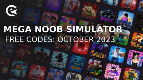 All Roblox Mega Noob Simulator codes in June 2023: Free Coins 