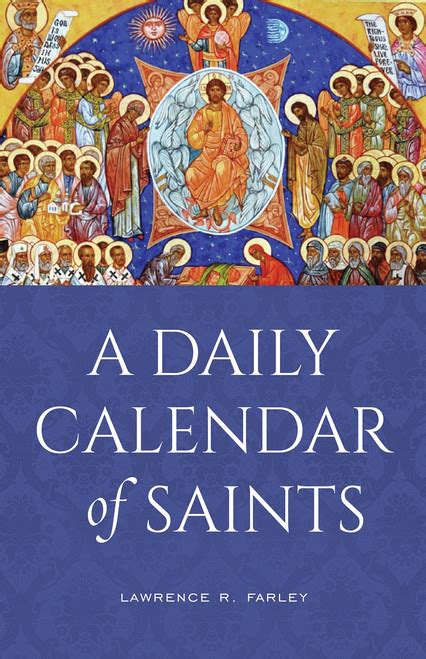 All Saints Calendar