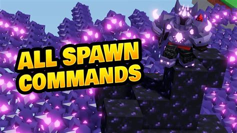 All Spawn Commands in Roblox BedWars - YouTube