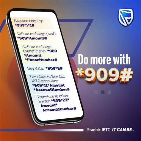 All Stanbic IBTC USSD codification