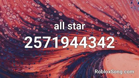 All Star - Roblox ID