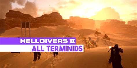 All Terminids in Helldivers 2