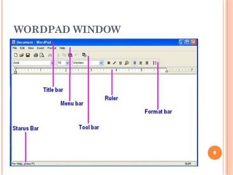 All WordPad Menus Explained