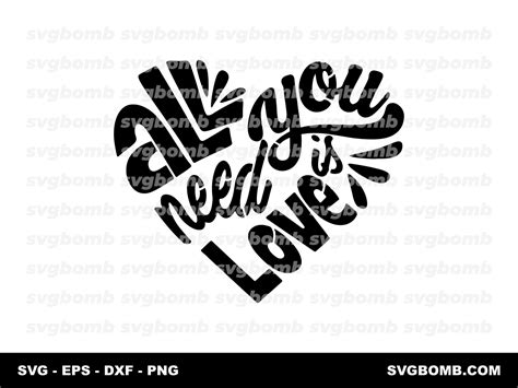 Download All You Need is Love and Hot... For Cricut