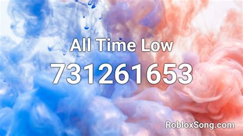 All time low - Roblox ID