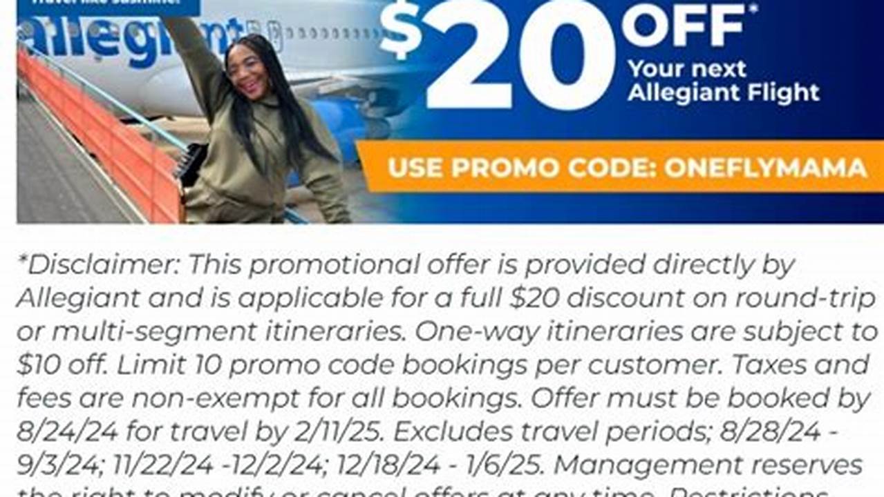 Allegiant Promo Code 2024 Reddit November