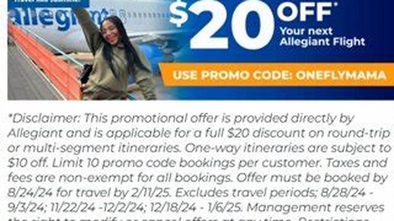 Allegiant Promo Code July 2024