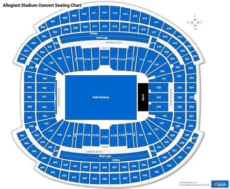 Allegiant Stadium Seating Chart Concert