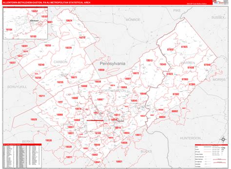 Download Allentown Zip Codes Map free basketbasics