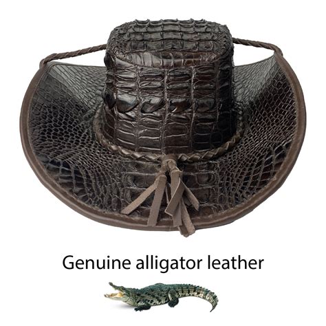 Ride in style with the fierce allure of an Alligator Skin Cowboy Hat