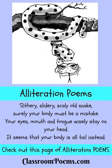 English Poster Alliteration • Teacha!