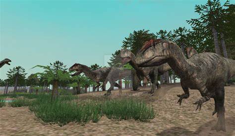 Allosaurus ambush