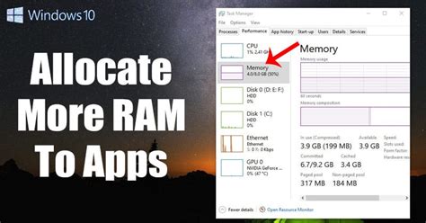 Allow Windows 10 to Allocate More RAM