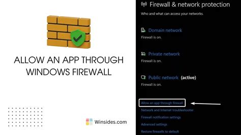 Allow the Mail App Through Windows Firewall