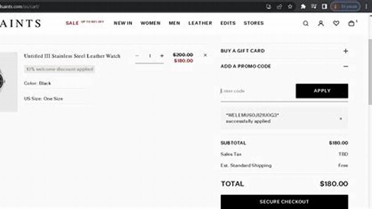 Allsaints Promo Code 2025