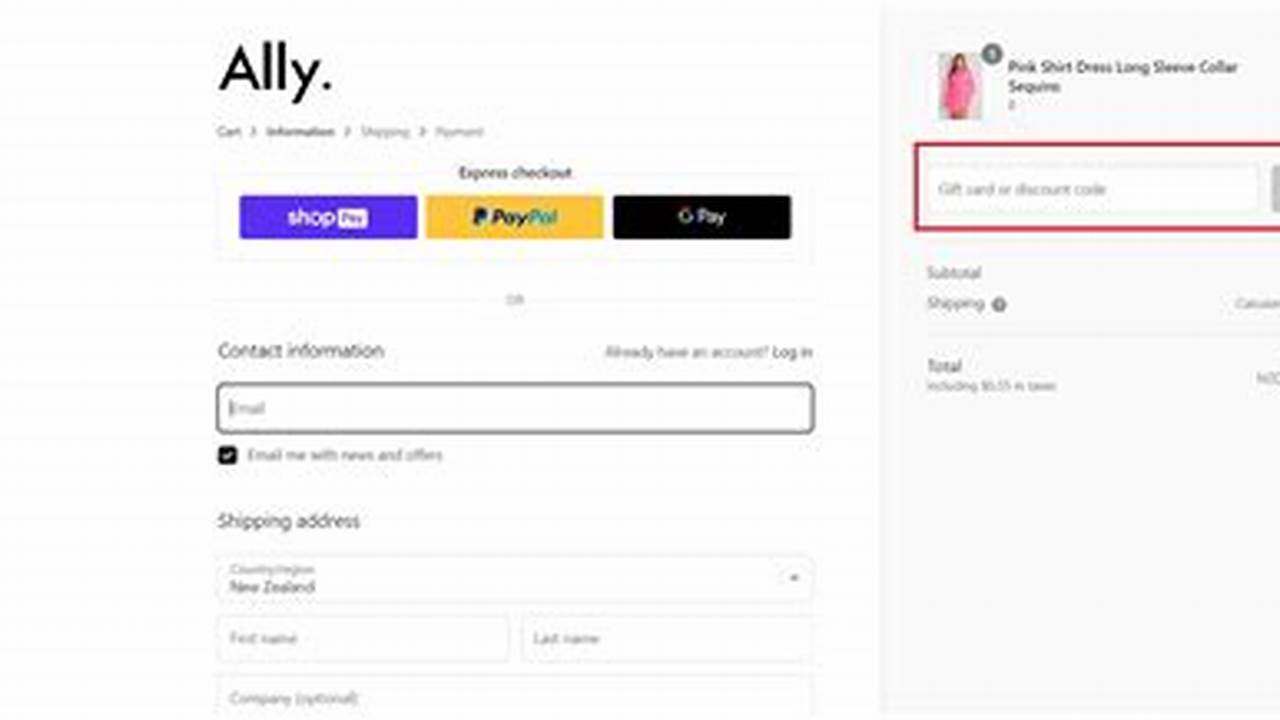 Ally Offer Code 2024