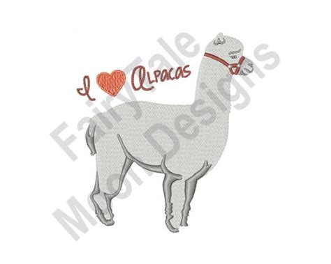 Alpaca Embroidery Pattern