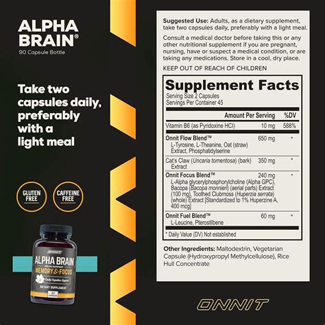 Alpha Brain By Onnit