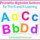 Alphabet Letters Free Printable