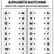 Alphabet Match Printable