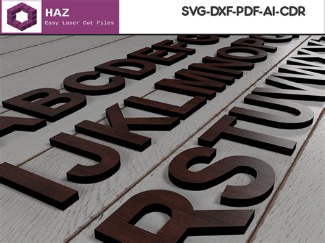 Download Alphabet - Cute Letters DXF Files