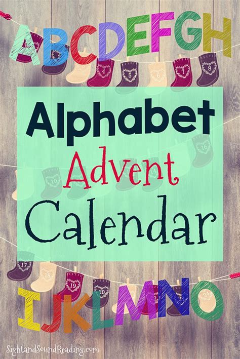 Alphabet Advent Calendar