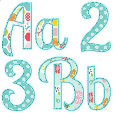 Alphabet Applique Templates