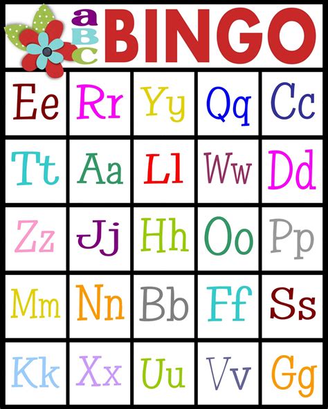 Alphabet Bingo Printable Pdf